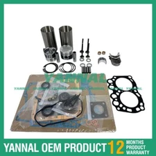 New L2C Overhaul Rebuild Kit With Gasket Set Bearing-Valve Train For Mitsubishi
