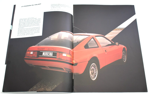 TALBOT MATRA MURENA SALES BROCHURE INCLUDES 2.2 MODEL FRENCH TEXT - Picture 3 of 7
