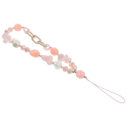 Phone Chain Stone Crystal Beaded Phone Strap Beaded Phone Charm Mobile Phone - 第 5/12 張圖片