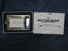 BOB FELLER 2020 LEAF BASEBALL HALL OF FAME CUT SIGNATURE #18/45