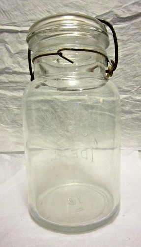 Vintage 1923-1933 Ball Ideal Clear Canning Jar Mold #10 - Picture 3 of 9