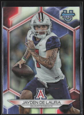 Jayden De Laura 2023 Bowman Best University #67 Base Refractor