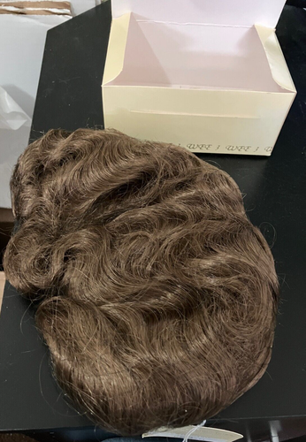 Parrucca bambola vintage Wee 3 - Stephanie - marrone chiaro - taglia 12-13 1/2 - NOS - Foto 2 di 3