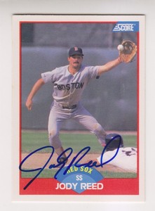 Jody-Reed-Boston-Red-Sox-1989-Score-486-Signed-Autograph