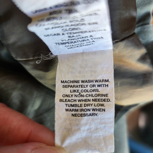 The Children's Place Girl's Lined Army Green Zip Up Jacket Size 7/8 - Picture 6 of 6