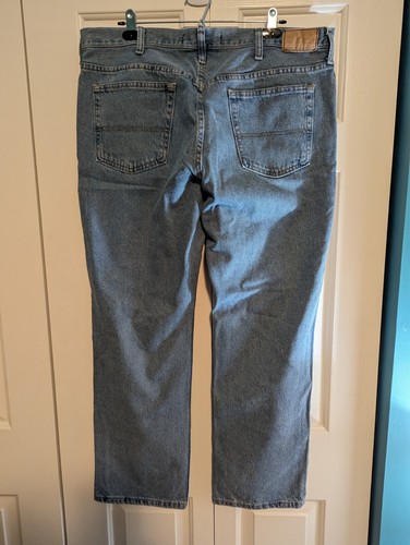 Pantalones de mezclilla para hombre Urban Up Pipeline azul 38x30 pierna recta - Imagen 6 de 11