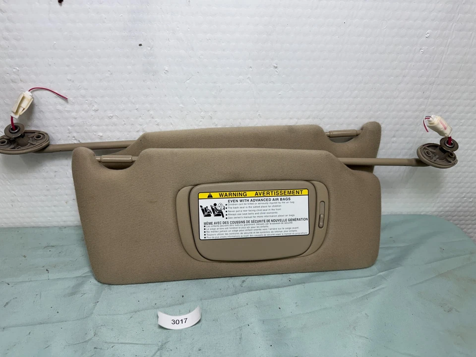 04-09 Lexus RX330 RX350 RX400h Parasol Conjunto Par Conductor Pasajero Foto 2 de 4