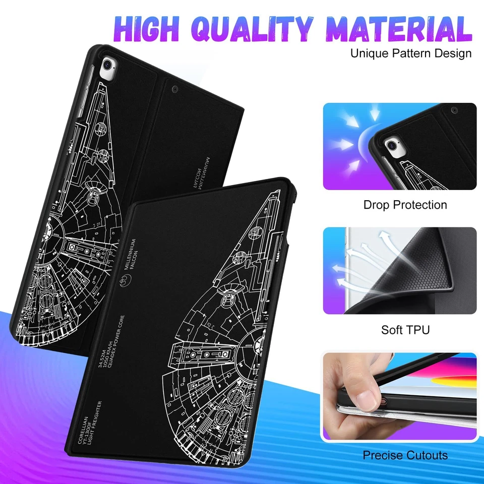 iPad 5th/6th Generation Case, Apple iPad Air 1st/2nd Gen, iPad Pro 9.7 Inch Case - Image 4 of 4