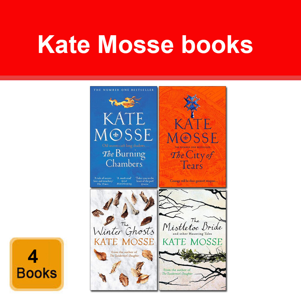 Kate Mosse Collection 4 Books Set Burning Chambers, City of Tears, Winter Ghosts