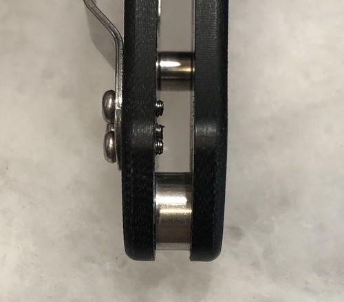 Tornillos Torx para cuchillo Spyderco escala personalizada MXG titanio clip de bolsillo profundo punta hacia arriba - Imagen 3 de 7