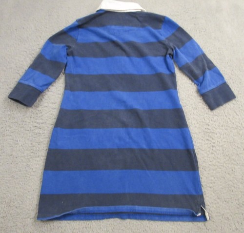 Vintage Abercrombie & Fitch Rugby Polo Striped Shirt Dress Women’s Size Medium - Picture 2 of 7