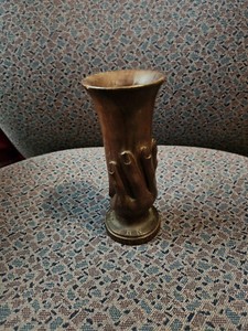 Pitcairn Island Carved Hand Vase RARE!!
