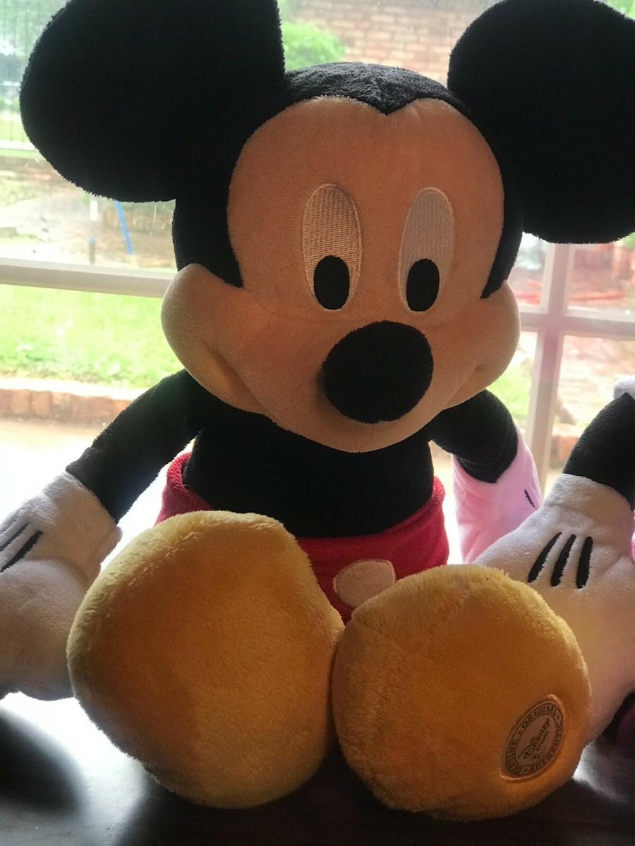 Genuine Original Authentic Disney Mickey & Minnie Mouse Plush Set