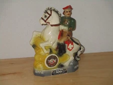 Boston Whiskey Decanter Bicentennial 1776-1976 Man Horse Vintage Old Mr Boston