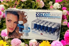 Windmere COLOR MAGIC 18 Rollers Hairsetter Hot Curlers Electric CM-18/647
