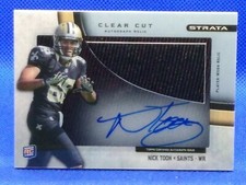 2012 Topps Strata Football Clear Cut Autograph Relic Guide 55