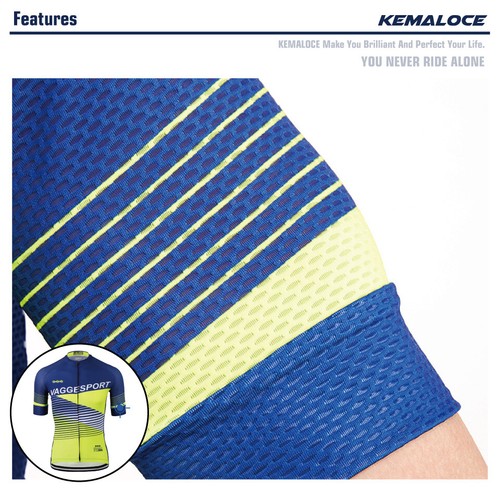 KEMALOCE Radtrikot Herren&Damen Sommer atmungsaktiv L XL 2XL 3XL 4XL Bike Jersey - Bild 45 von 229