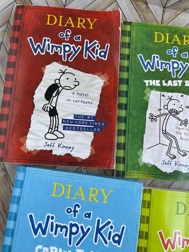 Diary of a WIMPY KID by Jeff KINNEY Mixed Lot of 6 Children Chapter Books Good - Imagen 2 de 6