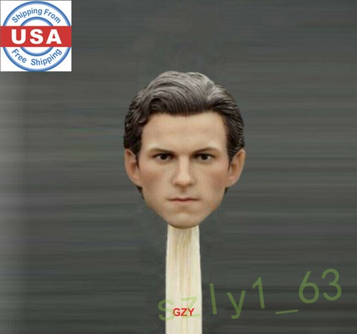 Passend 6" SHF Meczo männlicher Körper 1/12 Tom Holland Spider-Man Kopf Schnitzerei Modell - Bild 4 von 5