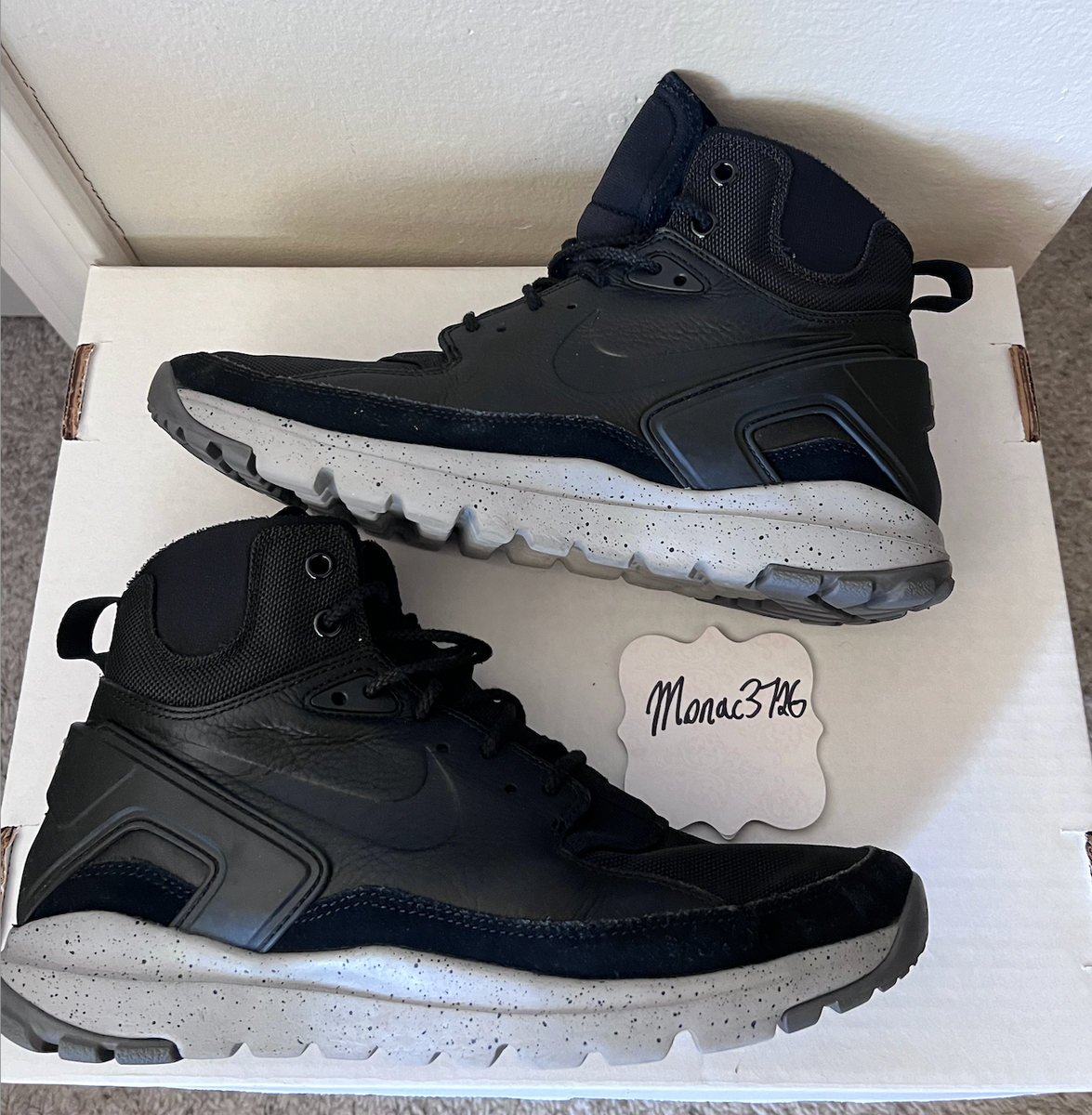 Nike Koth Ultra Mid Black Matte Silver size 10 | eBay