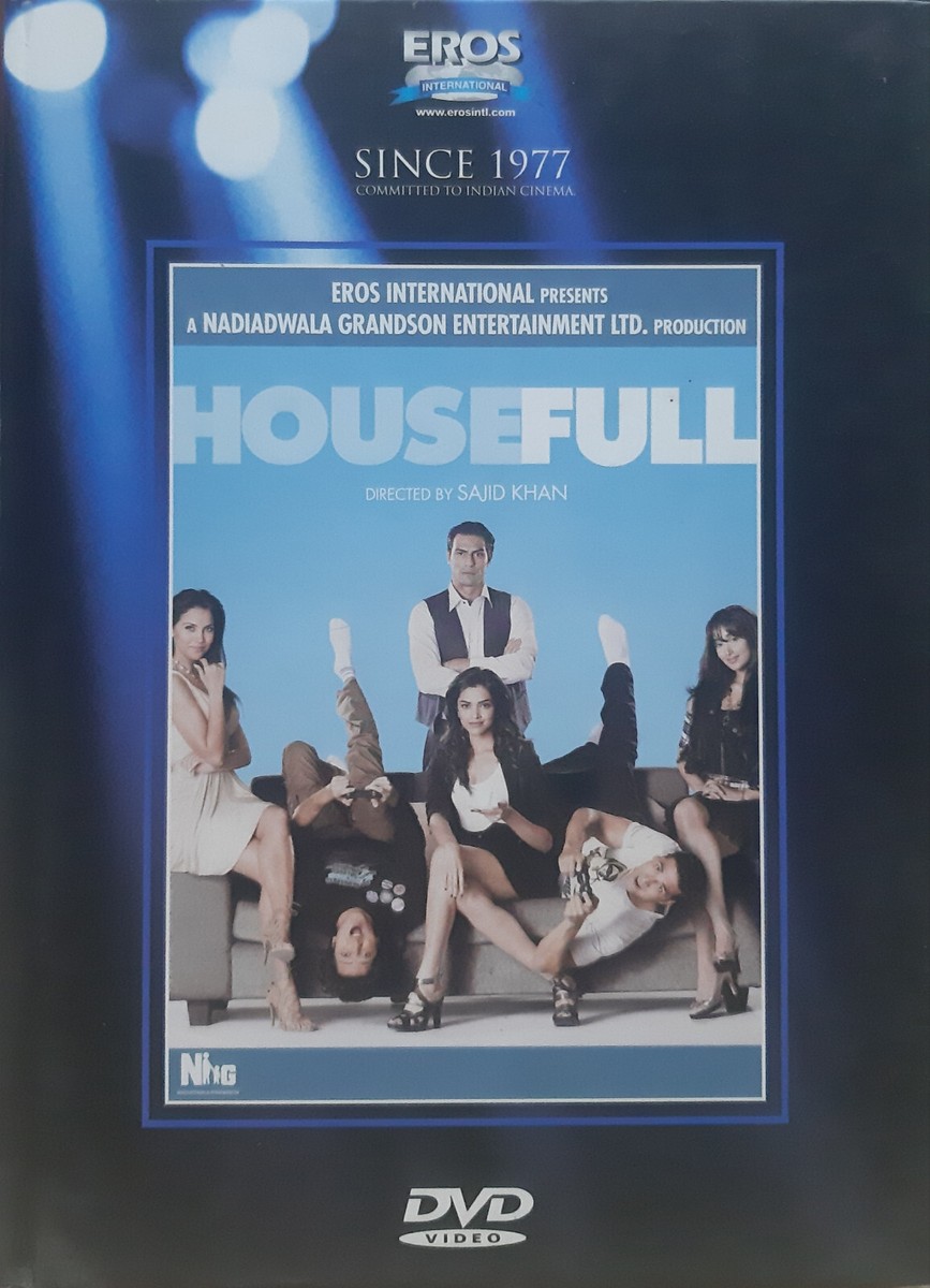 Housefull Akshay Kumar, Deepika Padukone, Ritesh Bollywood Hindi Movie  DVD