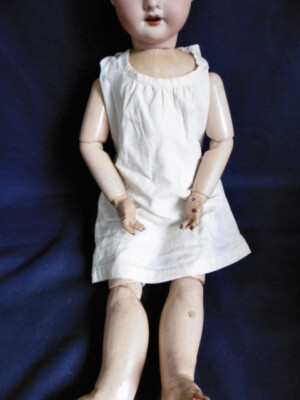Grande Poupée Ancienne SFBJ – Moule 60 – 56 Cm – À Collectionner