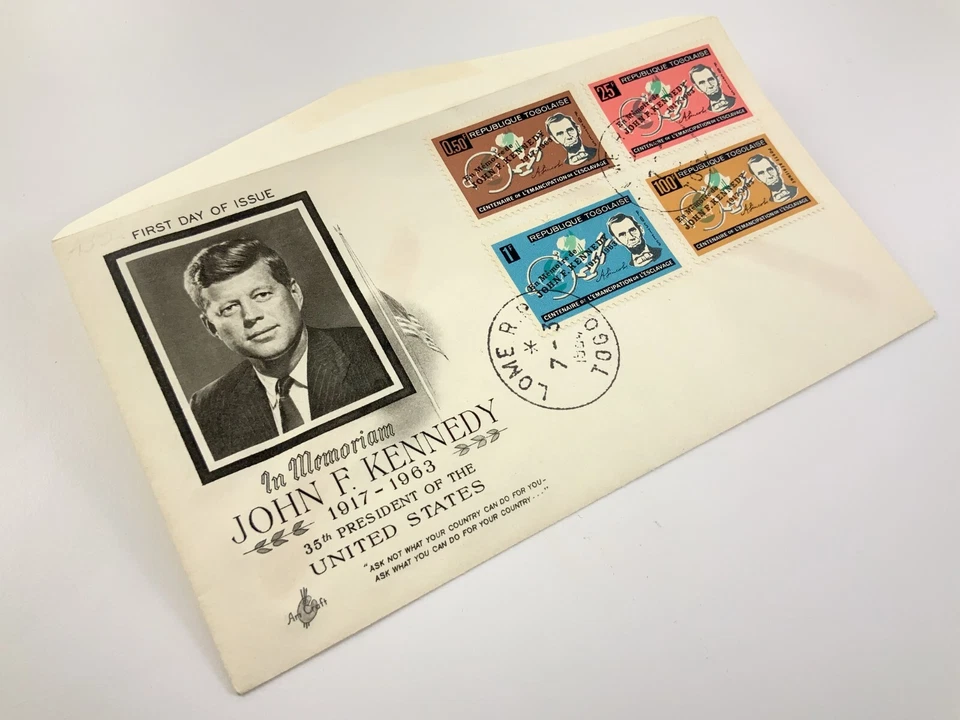John F Kennedy 1917-1963 Memoriam FDC République Togolaise Togo Cover HH394 - Image 3 of 4
