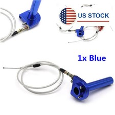 CNC Throttle Turn Grip Quick Twister Cable for Motorcycle Scooter 22mm Handbar