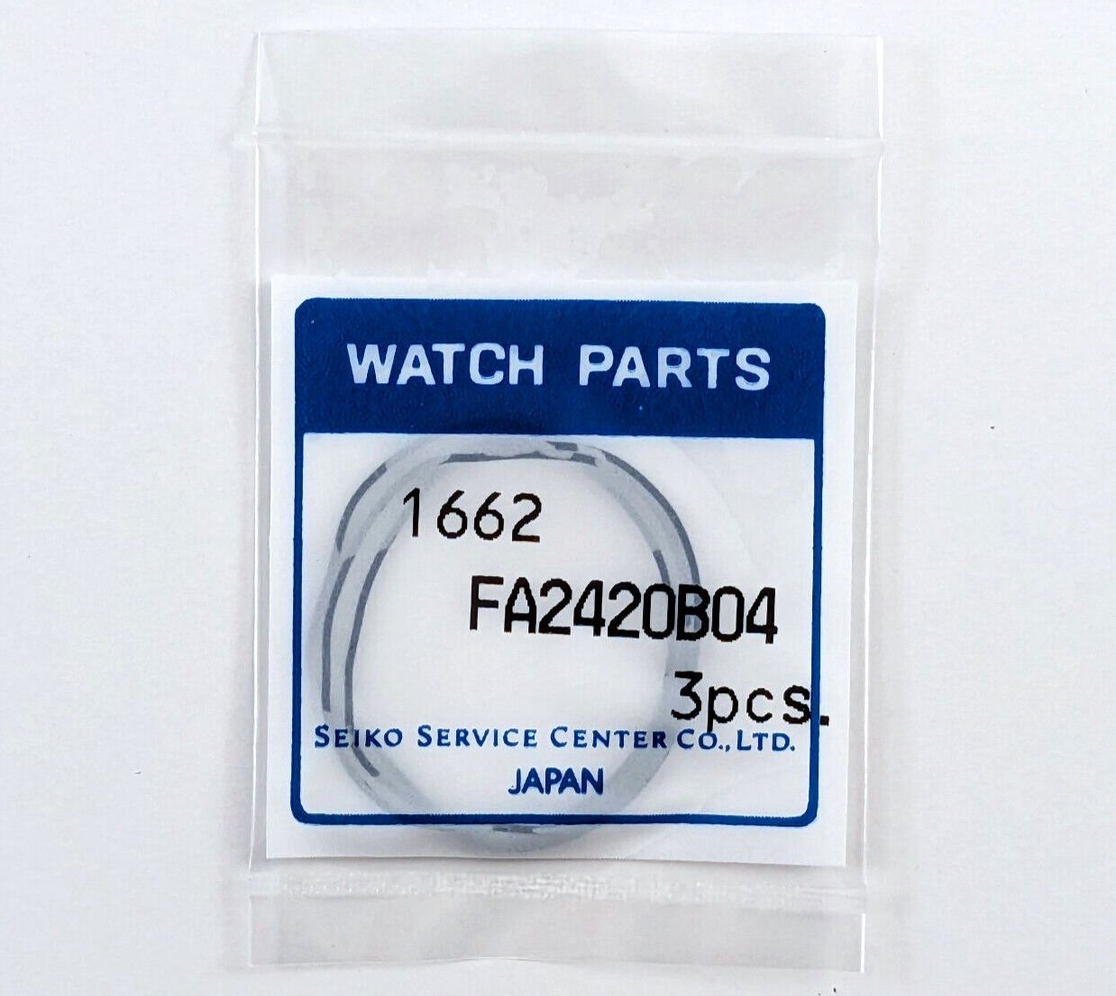 Genuine Seiko Case Back Gasket Case Seal FA2420B04 Three Pieces eBay