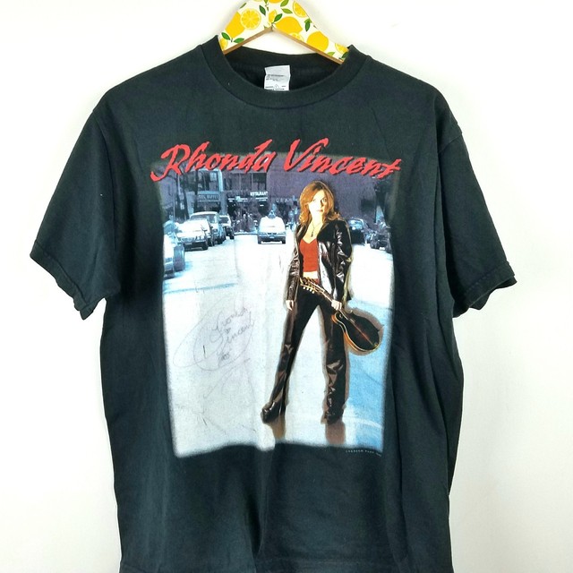 Signed RHONDA VINCENT CONCERT T SHIRT Bluegrass One Step Ahead 2003