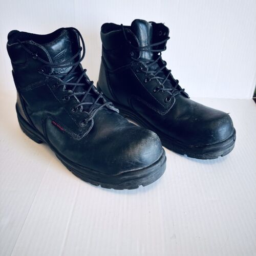Red Wing King Toe Work Boots 2234 Steel Toe US 10D EUR 43 Black Leather - Picture 1 of 9