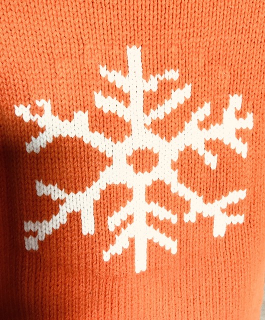 gap snowflake sweater