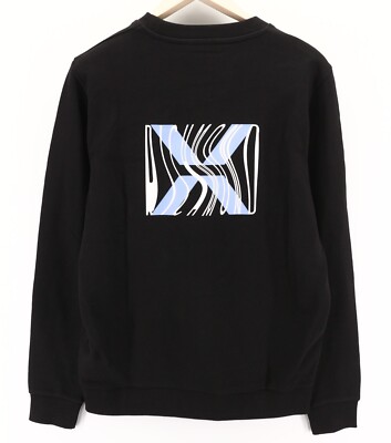 Richmond Herren Sweatshirt M Dunkel Schwarz Pullover Rundhals