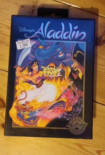 Disney's Aladdin Legacy Cartridge Collection Sega Mega Drive Genesis Ltd Ed 2000 - 第 1/6 張圖片