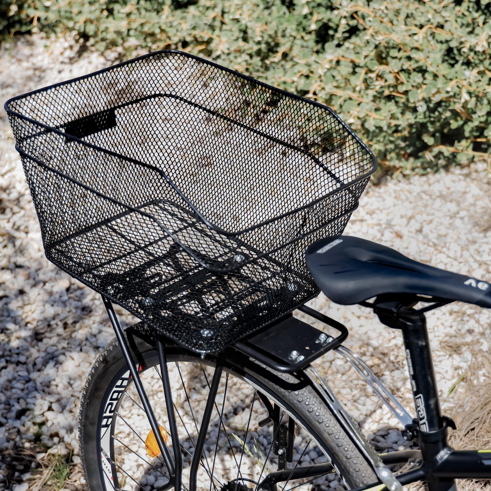 CD Bike Bicycle Rear Mesh Basket Quality Metal Wire with Rust