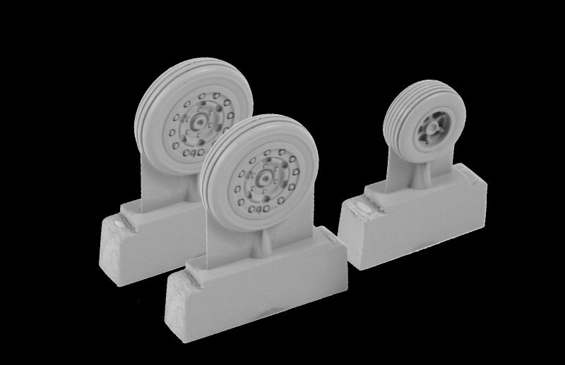 Cmk 129-4392 - 1:48 Hawker Hunter F.6 Wheels - New