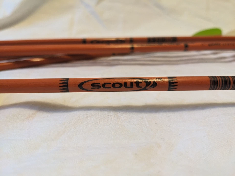 Easton Scout 2 Flechas - Lote de 8 - Usadas - Fibra de Vidrio Juvenil Foto 3 de 3