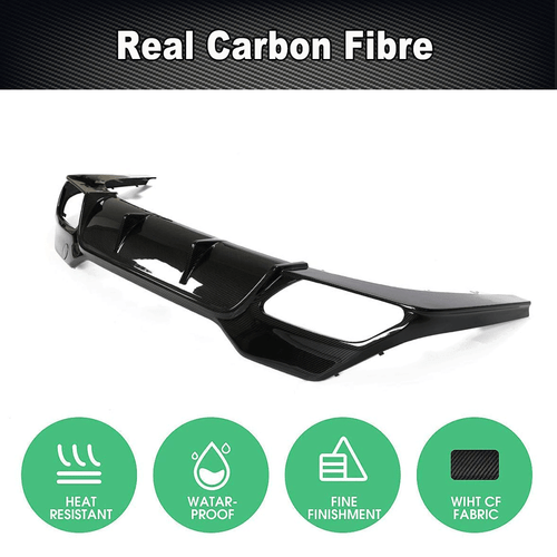 For BMW 8 Series G14 G15 M850i M-Sport 2018-2024 DRY Carbon Rear Bumper Diffuser - Bild 2 von 12