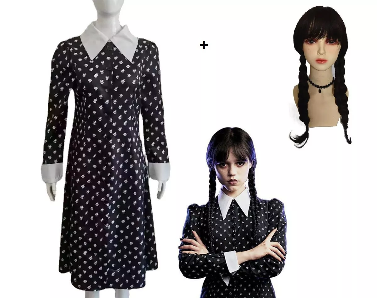 Cosplay TV Movie Halloween Wednesday Addams Family Dress Costume for Women  - China Holiday Decoration and Party Supply price