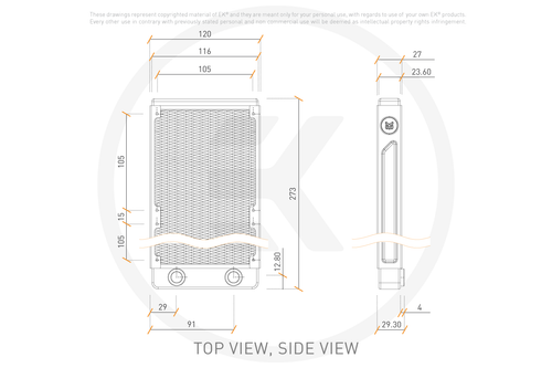 EK-CoolStream Classic SE 240 3831109817322 - Foto 3 di 3