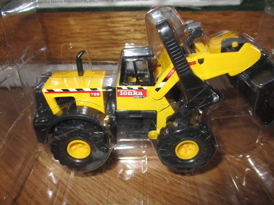 Tonka MINI MIGHTY REPLICA #728 Yellow Front Loader Plastic~NEW in BOX - Image 2 of 2