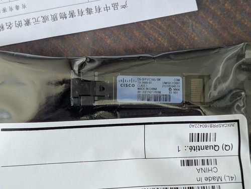 Cisco - SFP+ transceiver module 16Gb Fibre Channel (SW) DS-SFP-FC16G-SW= SEALED - Picture 4 of 6