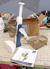 Geoffrey Zakarian Safe Slice Upright Mandoline w/ Thickness Adjustable - Blue