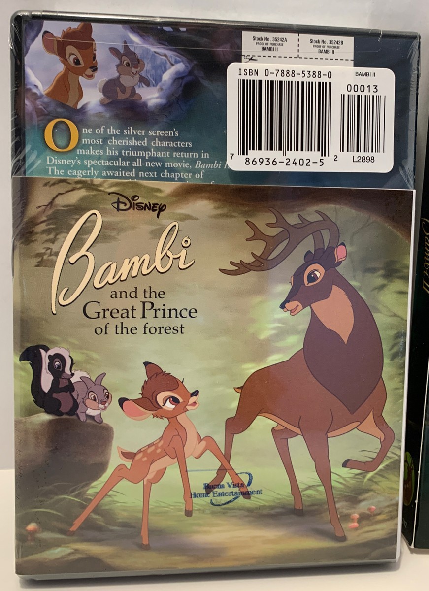 Bambi II (DVD, 2006, Walt Disney) - New Sealed with
