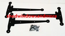 12" Strap Hinges/ Gate HEAVY DUTY (set of 3) Barn Door Shed Door Gate Storage