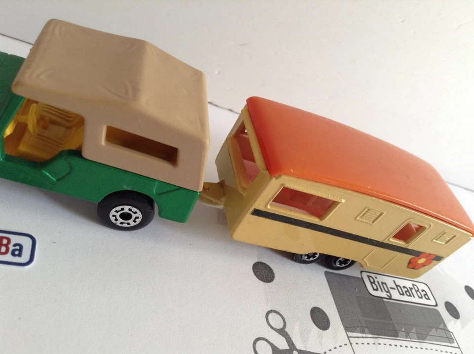 🔥Lot vintage🚗 MATCHBOX SUPERFAST JEEP CARAVAN 1:64 🍂OCCASIONE 🍂☕🏅💰 - Immagine 4 di 4