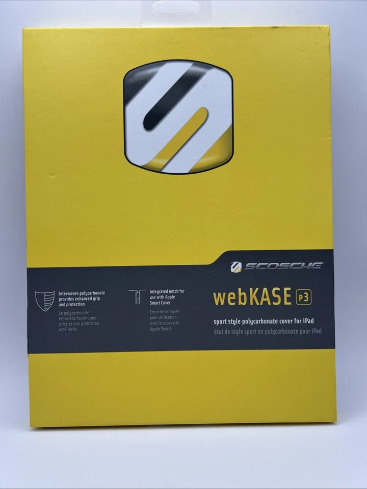 New Scosche webKASE P3 Sport Style Polycarbonate Cover for iPad (Grey) - Image 2 of 2