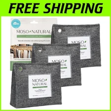 Bamboo Charcoal Air Purifier Bags 10.58oz 3 Pack