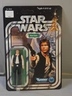 Vintage Star Wars 1977 Han Solo Original GUN W Custom 12 CARDBack ANH small Head