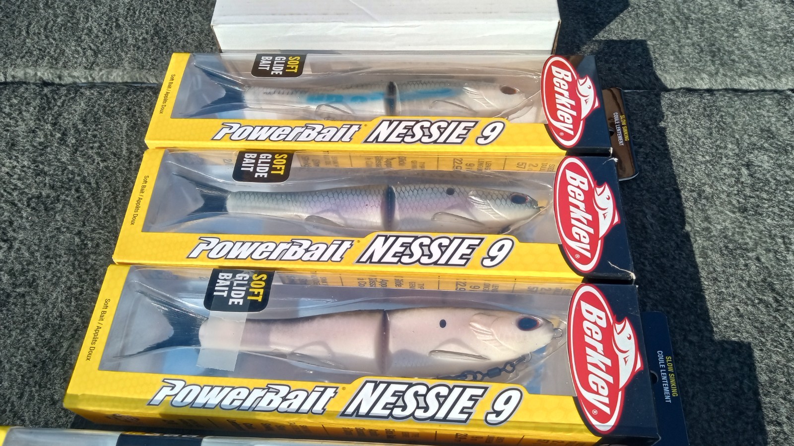 BERKLEY CHOP BLOCK 10", 3 NESSIE 8", AND A BUCCA TRICK SHAD SWIMBAIT BRAND NEW - Image 4